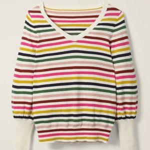 Boden Multi Stripe Bernice Sweater
